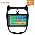 Seicane 9 Android 8.1/8.0 GPS Car Radio For 2000-2016 PEUGEOT 206 Head Unit DVD Multimedia Player Support FM Mirror Link Wifi