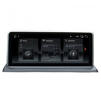 COIKA 10.25 IPS Screen Car GPS Navi Player For BMW E81 E82 E87 E88 2005-2012 With 2+32G RAM Android 7.1 System Stereo WIFI BT