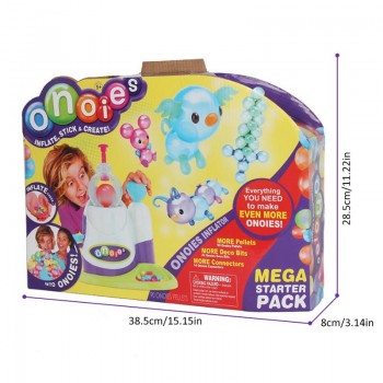 Innovative Kids Craft Handmade Toys Sticky Ball Inflatable DIY Funny Music Toy English Version Boys Girls Gift