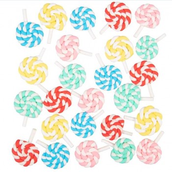 Slime Charms Mixed Sweets 30 Pcs Of Slime Beads DIY Resin Cake Simulation Fruit Animial Manual Diy Slime Accessories