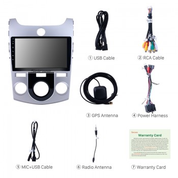 Seicane Android 8.0/8.1 9inch 1Din Car Radio GPS Head Unit For 2008-2012 KIA FORTE(MT) Touchscreen HD 1080P Multimedia Player
