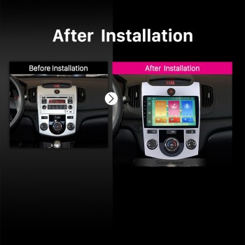 Seicane Android 8.0/8.1 9inch 1Din Car Radio GPS Head Unit For 2008-2012 KIA FORTE(MT) Touchscreen HD 1080P Multimedia Player