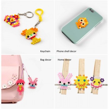 5700pcs Magic Spray Aquas Beads Toy DIY Water Sticky Fuse Beads Plastic Toys Funny Kid Develop Hand-eye Coordination Gift