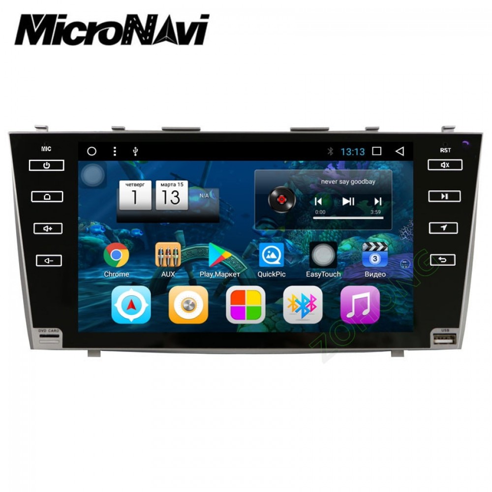 2din 9inch Android 8.1 Octa 8 Core 2G+32GB CAR DVD Radio Player For Toyota Camry 2007 2008 2009 2010 2011 Navigation gps wifi BT