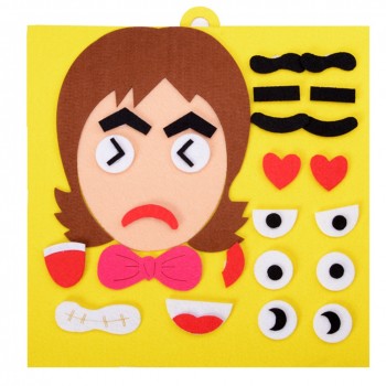 DIY Toys Emotion Change Puzzle Toys 30CM*30CM Creative Facial Expression Kids Toys For Children Educational Learning Funny Set
