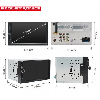 Auto 7 Android 6.0 Quad Core 2G+32G Universal Double 2Din no dvd  Car Audio Stereo GPS Navigation Radio Kits Car Multimedia