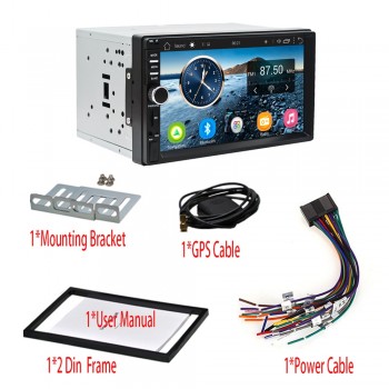 Auto 7 Android 6.0 Quad Core 2G+32G Universal Double 2Din no dvd  Car Audio Stereo GPS Navigation Radio Kits Car Multimedia