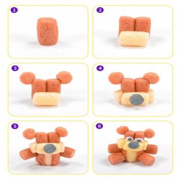 300PCS Creative Starch Miou Magic Corn Plasticine Blocks Baby Kid Colorful DIY Building Decoration For Children Gift