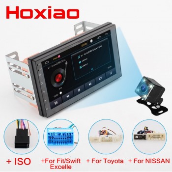 2 Din Android 7.0 Car Radio Stereo Multimedia Play GPS Navigation Wifi Bluetooth USB Autoradio FM Audio camera car DVD Player