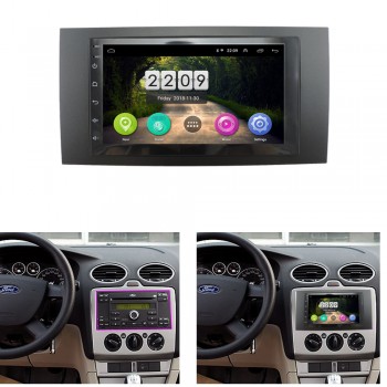 Android 8.1 car Multimedia radio player For Ford Focus 2 Din frame to Car Radio for C-Max S-Max Fusion Transit Fiesta use