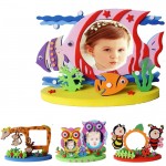 DIY Photo frame 4pcs EVA Foam Stickers Crafts Kit Preschool Kindergarten Children Creative Educational Toys Present for children