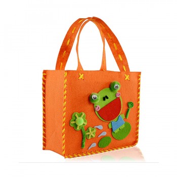 Funny Handmade Handbags DIY Non-woven Fabric Cloth Sewing Project Pattern Bags Kit kids Art amp; Crafts Educational Toys for Kids