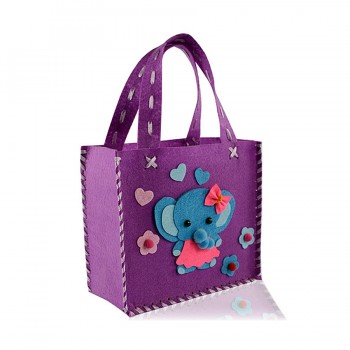 Funny Handmade Handbags DIY Non-woven Fabric Cloth Sewing Project Pattern Bags Kit kids Art amp; Crafts Educational Toys for Kids