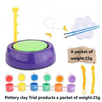 2019 Mini DIY Handmake Ceramic Pottery Machine Kids Craft Toys For Boys Girls Pottery Wheels Arts And Crafts Child Toy Best Gift