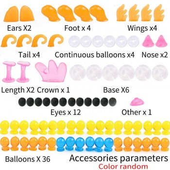 Dropshipping High Quality Magic DIY Inflatable Toys Fun Balloon Children Handmade Creative Sticky Ball Fun Bubble Inflator Toys