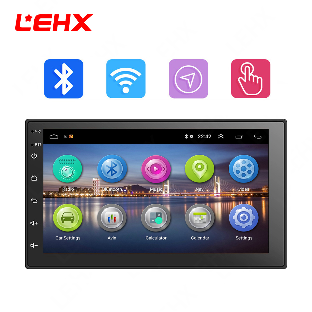 LEHX 7Car Android 8.0 Car Radio Car GPS Navigation Multimedia Video Player Radio for Volkswagen Nissan Hyundai Kia toyata CR-V