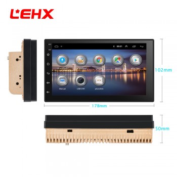 LEHX 7Car Android 8.0 Car Radio Car GPS Navigation Multimedia Video Player Radio for Volkswagen Nissan Hyundai Kia toyata CR-V