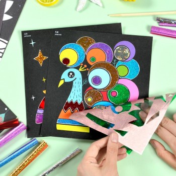 15/pcs Cute fairy tale style DIY Magic transfer sticker Transfer painting  crafts for kids  arts and crafts  toys for children