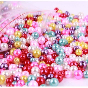 DIY Beaded Toys 500g bag child handmade hand-made beaded toys nursery handmade bracelet necklace Material Girl Create gift