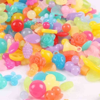 DIY Beaded Toys 500g bag child handmade hand-made beaded toys nursery handmade bracelet necklace Material Girl Create gift