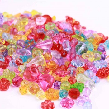 DIY Beaded Toys 500g bag child handmade hand-made beaded toys nursery handmade bracelet necklace Material Girl Create gift