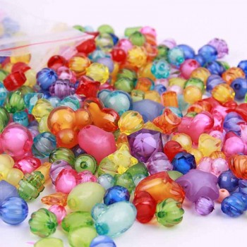 DIY Beaded Toys 500g bag child handmade hand-made beaded toys nursery handmade bracelet necklace Material Girl Create gift
