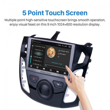 Seicane 9 inch Android 8.1 Touchscreen Car Radio For 2011 2012 2013 2014 2015 Ford Focus 2Din Head Unit Multimedia Player