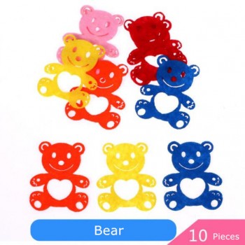 DIY creative non-woven patch children hand made intelligent sticker material non-woven fabric petals DIY Sticker kids toys BS68