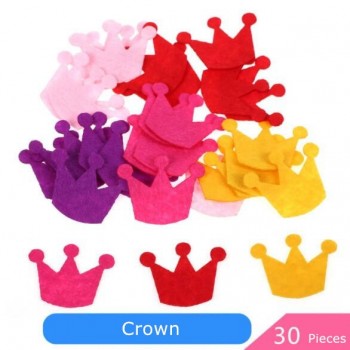 DIY creative non-woven patch children hand made intelligent sticker material non-woven fabric petals DIY Sticker kids toys BS68