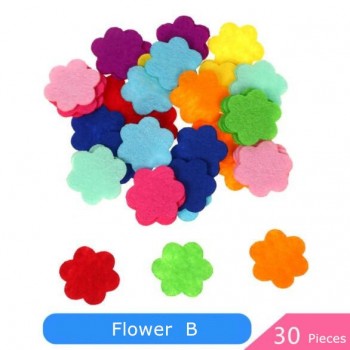 DIY creative non-woven patch children hand made intelligent sticker material non-woven fabric petals DIY Sticker kids toys BS68