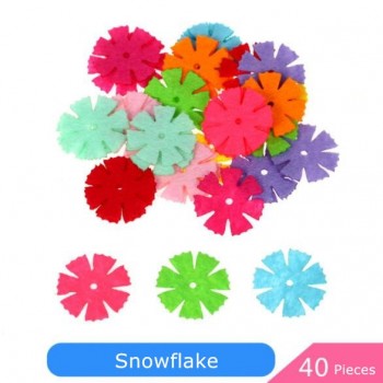 DIY creative non-woven patch children hand made intelligent sticker material non-woven fabric petals DIY Sticker kids toys BS68