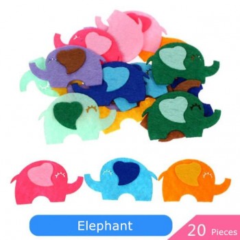DIY creative non-woven patch children hand made intelligent sticker material non-woven fabric petals DIY Sticker kids toys BS68