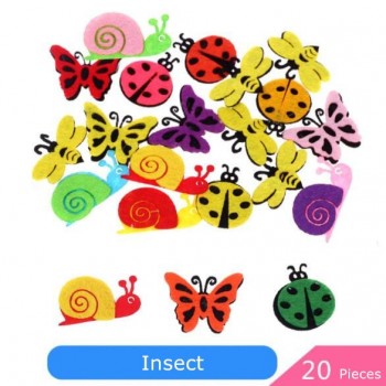 DIY creative non-woven patch children hand made intelligent sticker material non-woven fabric petals DIY Sticker kids toys BS68