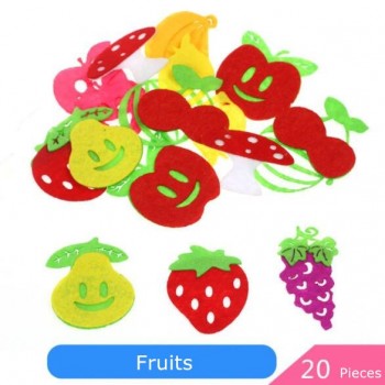 DIY creative non-woven patch children hand made intelligent sticker material non-woven fabric petals DIY Sticker kids toys BS68