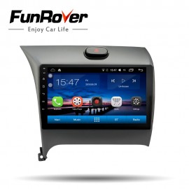 Funrover Car Radio Multimedia Player Android 8.0 car DVD for Kia CERATO K3 FORTE 2013 2014 2015 2016 head unit gps navigation 9
