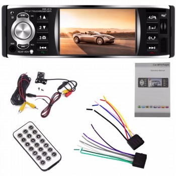 Car Radio 1 Din 4.1 inch Touch Screen Autoradio MP5 Player Support Mirror link + RDS Stereo Bluetooth Rearview Camera Auto Radio