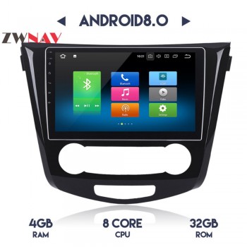 4G+32G Octa Core Android 8.0 car multimedia player gps navigation video 2 din car audio for Nissan X-TRAIL Qashqai Dualis Rouge