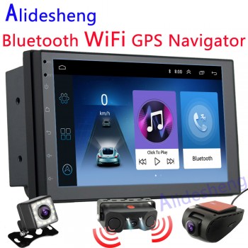 Android 8.1 Car Radio 2din 7 HD touch screen WiFi Bluetooth GPS Navigator Multimedia audio video player rear view camera DVR