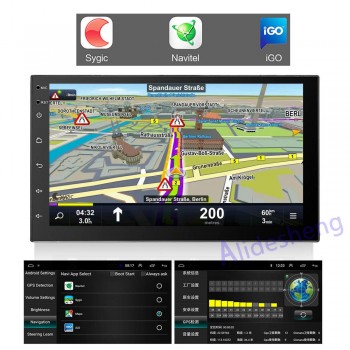 Android 8.1 Car Radio 2din 7 HD touch screen WiFi Bluetooth GPS Navigator Multimedia audio video player rear view camera DVR