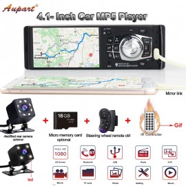 universal multimedia for car 1 Din Car Radio 4.1 inch mp5 player with steering wheel remote control bluetooth rear camera