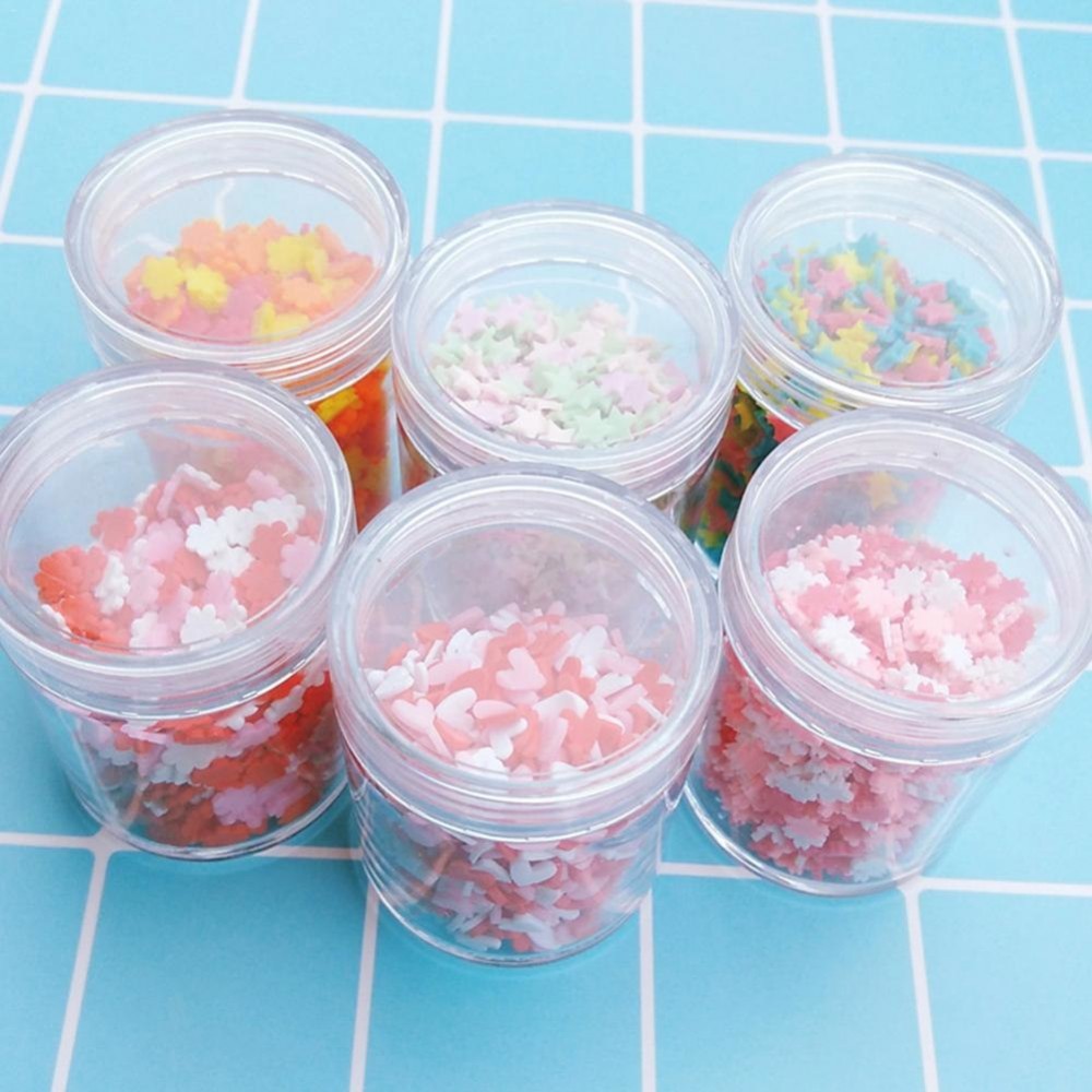 Red and White Love Cherry Blossom Slime Supplies Filler Decoration  Accessories Clay  DIY Material Slime Kids Adult Toy