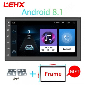 Car Android 8.1GPS Navigation Bluetooth For Nissan VW Toyota Peugeot WiFi Multi-Media 7 inch car Radios Pla