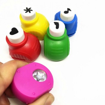 4 PCS Kid Seal Mini Printing Paper Hand Shaper Scrapbook Tags Cards Craft DIY Punch Cutter Tools DIY Toys For Children