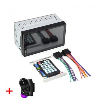 2din Car Radio 7 inch Touch mirrorlink Android Player subwoofer MP5 Player Autoradio Bluetooth Rear View Camera tape recorder