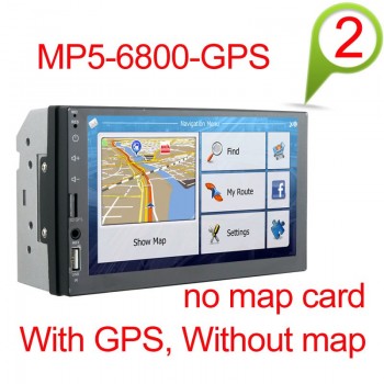 2 din Car DVD player 7 Universal Double Din GPS Navigation Video Mutimedia Stereo audio MP5 Car radio multimedia player 2din