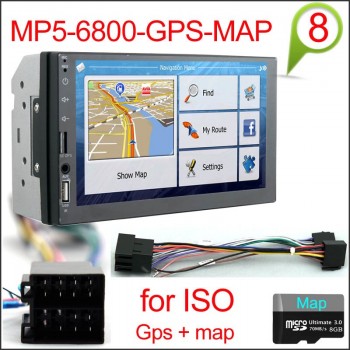 2 din Car DVD player 7 Universal Double Din GPS Navigation Video Mutimedia Stereo audio MP5 Car radio multimedia player 2din