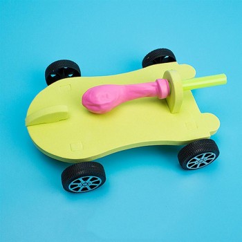 Filler Balloon Racer DIY Balloon Car Creative Scientific Childrens Educational  Reaction Car Best Gifts for Kids Craft Toys