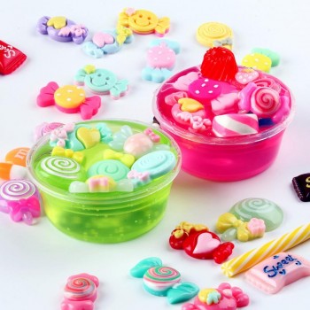 Slime Charms Mixed Resin Candy Beads Slime Sweets Bead Making Supplies DIY Collage Crafts Children Handmade Creative Toys