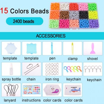 lagopus 24 Colors  DIY Magic Beads Water Spray Hand Making 3D Pearl beads Puzzle Toys for Children Educational Gift