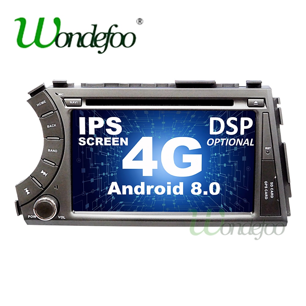 Android 8.0 4G RAM DSP IPS AV Output CAR GPS For Ssang yong Ssangyong Actyon Kyron dvd player radio screen receiver/Android 8.1